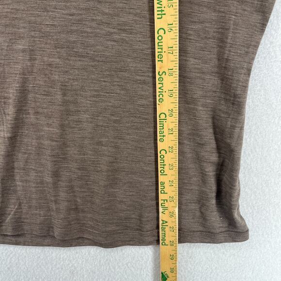 Woolx Women's Long Sleeve Brown Top - Picture 13 of 14